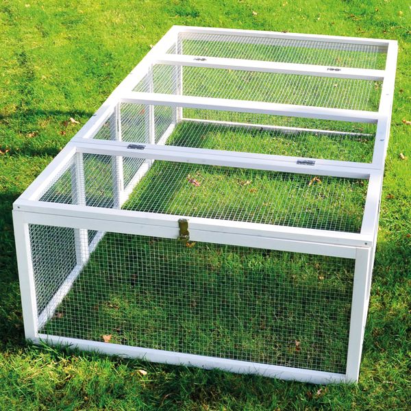zooprinz Auslauf Rabbit Run Weiß Weißes Auslaufgehege 