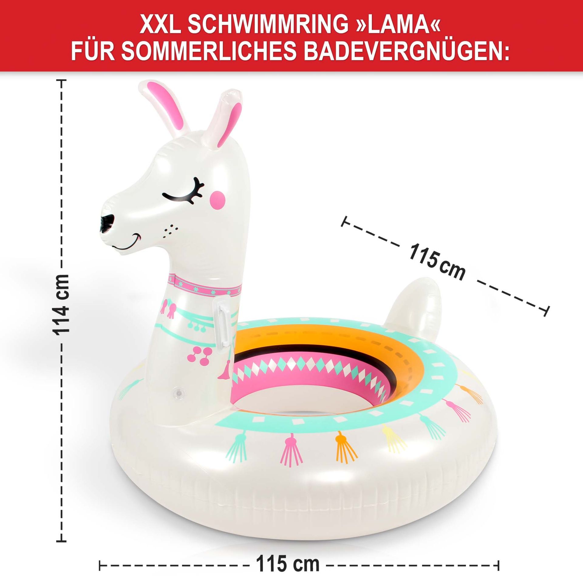 Schwimmtier Lama - Für sommerliches Badevergnügen