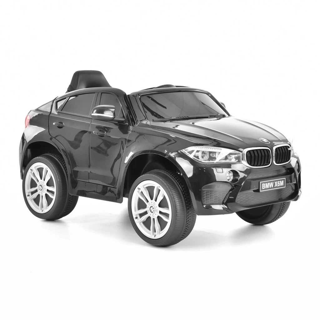 Kinder Elektroauto BMW X6 Schwarz offiziell lizenziert mit original Design