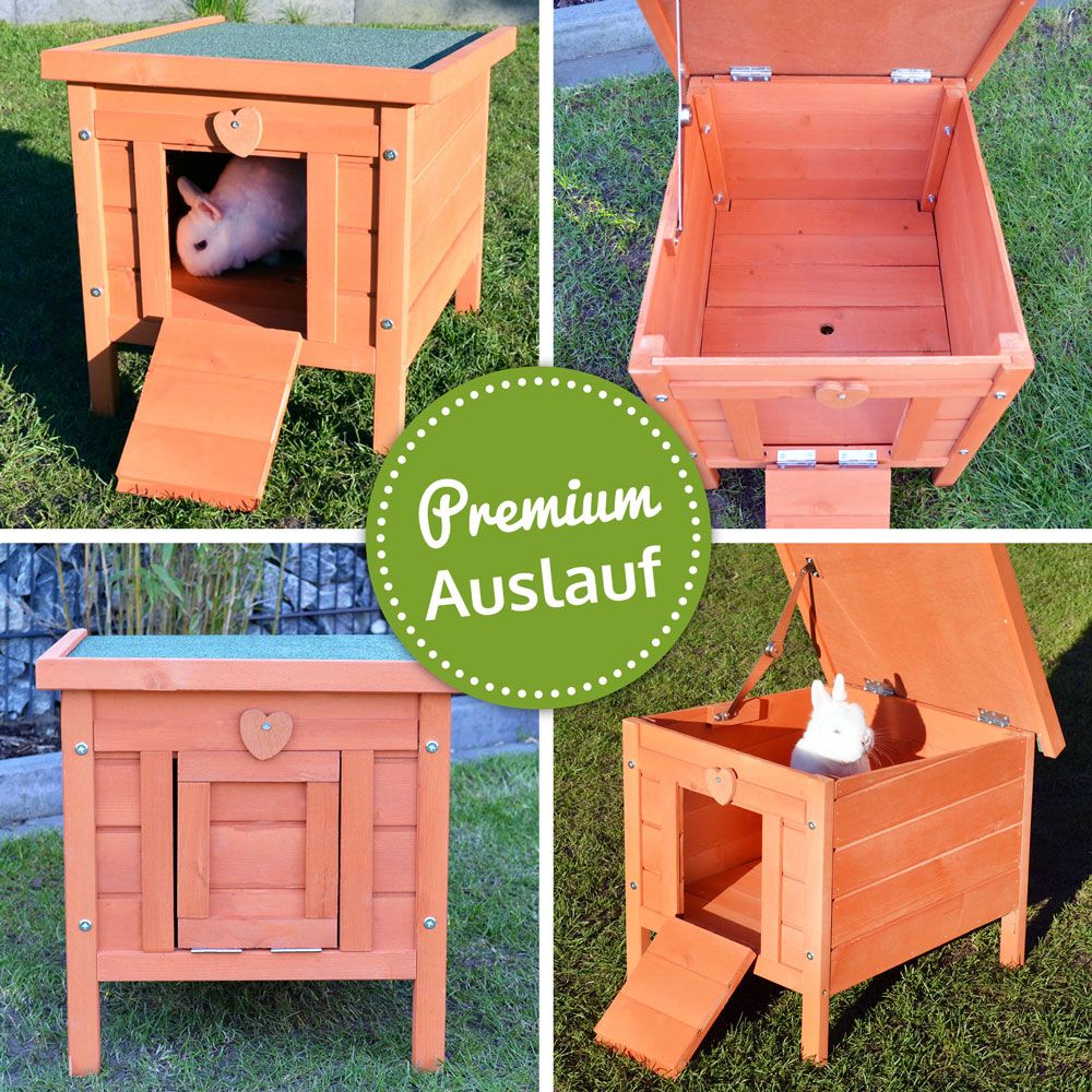 zooprinz Hasenstall Mini Haus mit premium Auslauf 