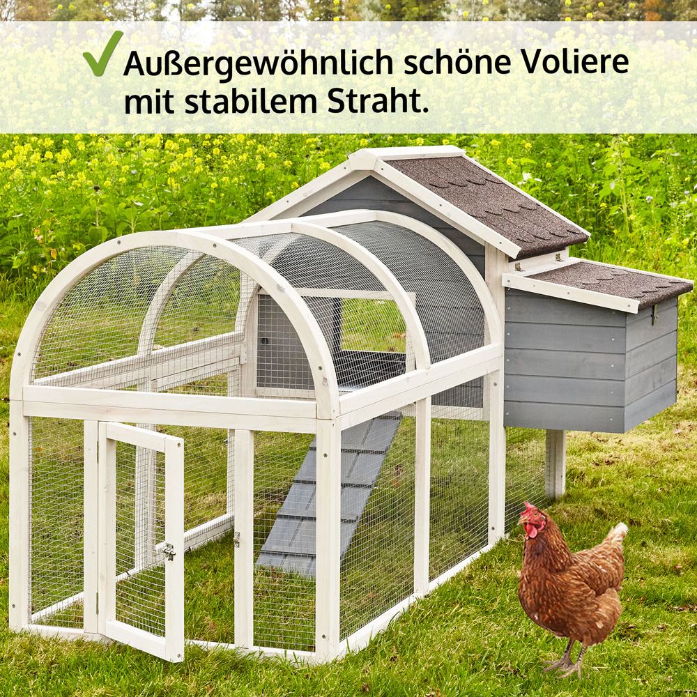 Hühnervoliere Hühnerglück; Schön und stabil