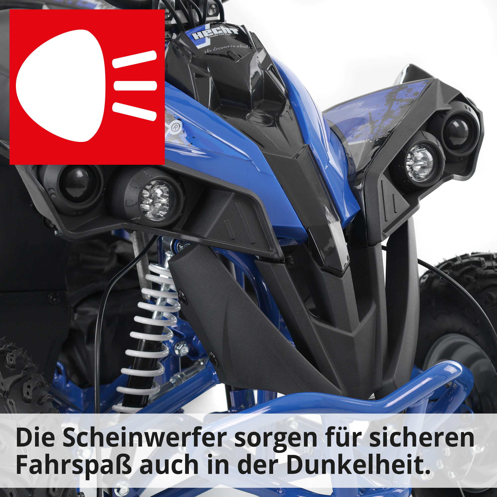 Elektro Quad; Scheinwerfer