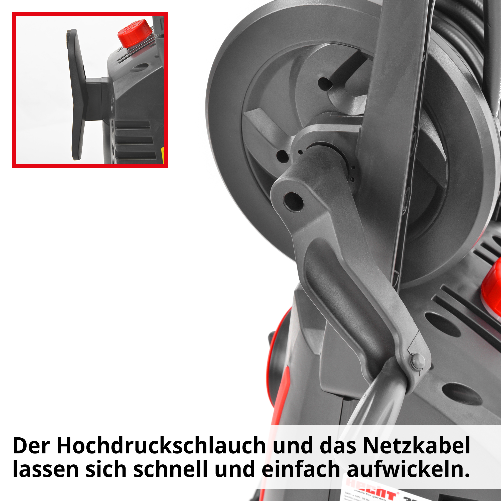 HECHT Hochdruckreiniger »323« Elektrischer Hochdruckreiniger mit praktischer Kabeltrommel