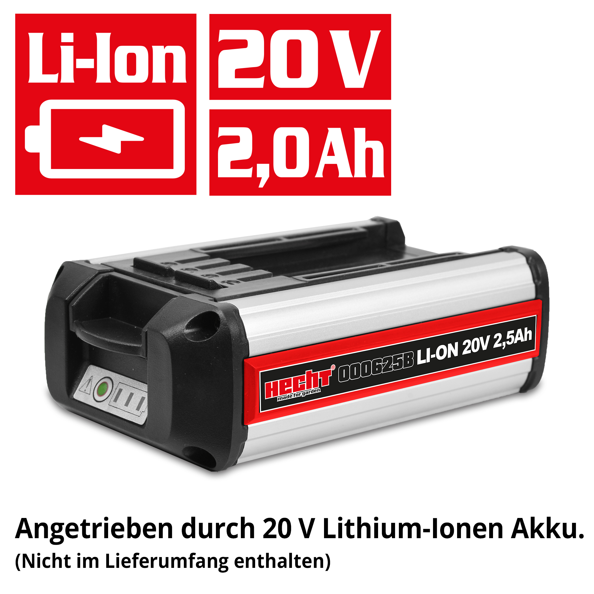 HECHT Akku Hochentaster 9025 Akku Hochentaster betrieben von Lithium Akkus