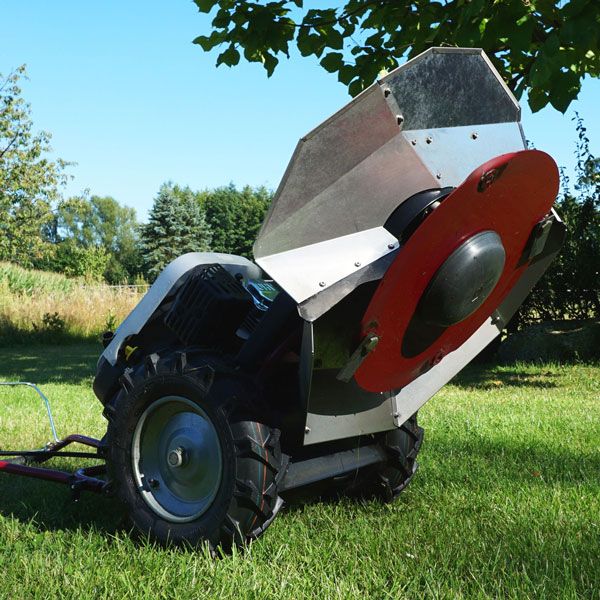 Hecht Balkenmäher 5060 mit robustem Mulchmesser ideal für dichtes hohes Gras 