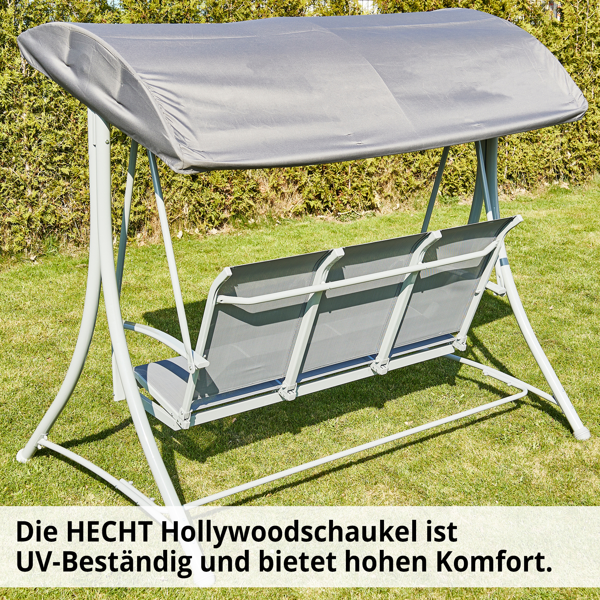 HECHT Hollywoodschaukel »Berlin« Hollywoodschaukel gemütlich und UV-Beständig