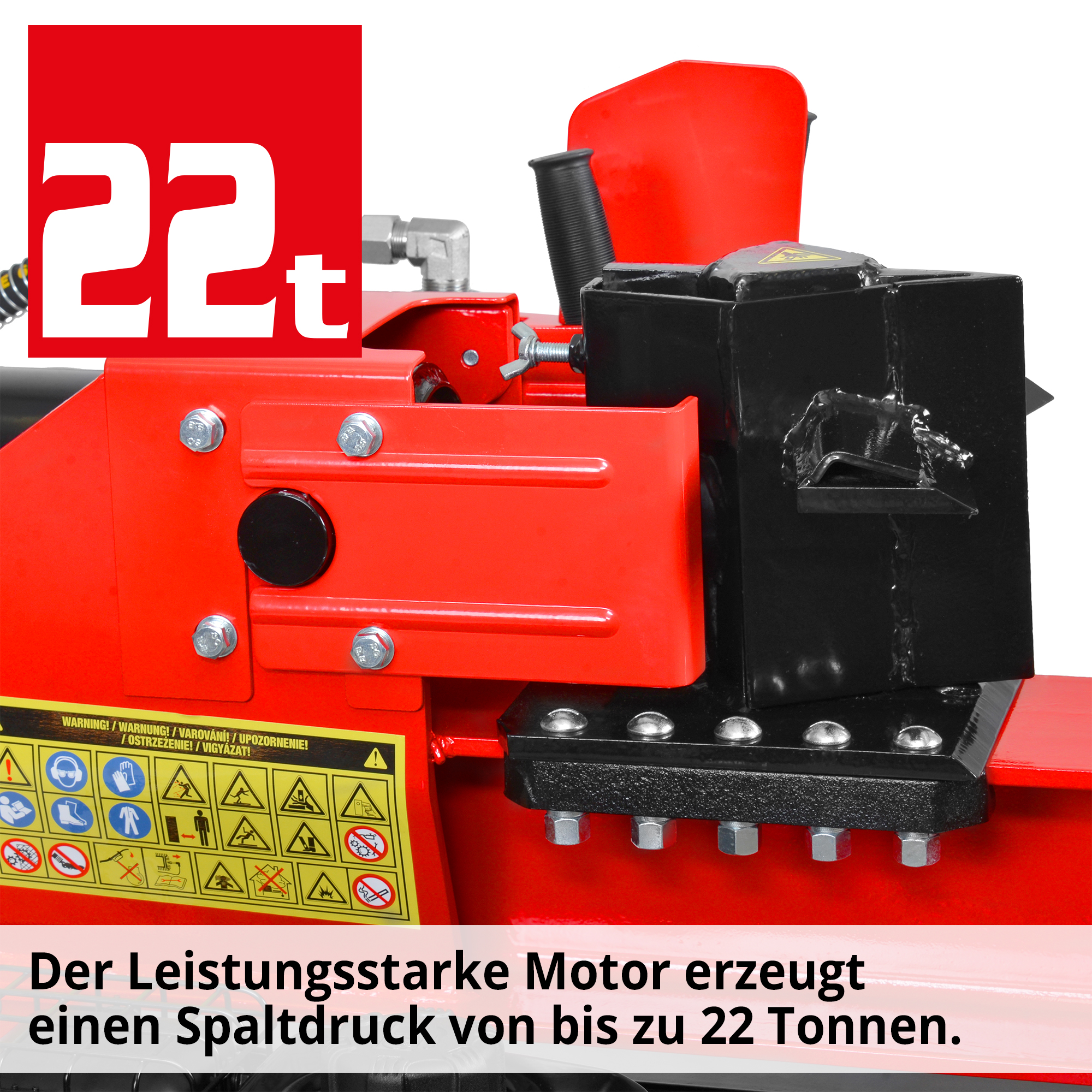 HECHT Benzin Holzspalter »6422« Benzin Holzspalter mit kraftvollem Motor
