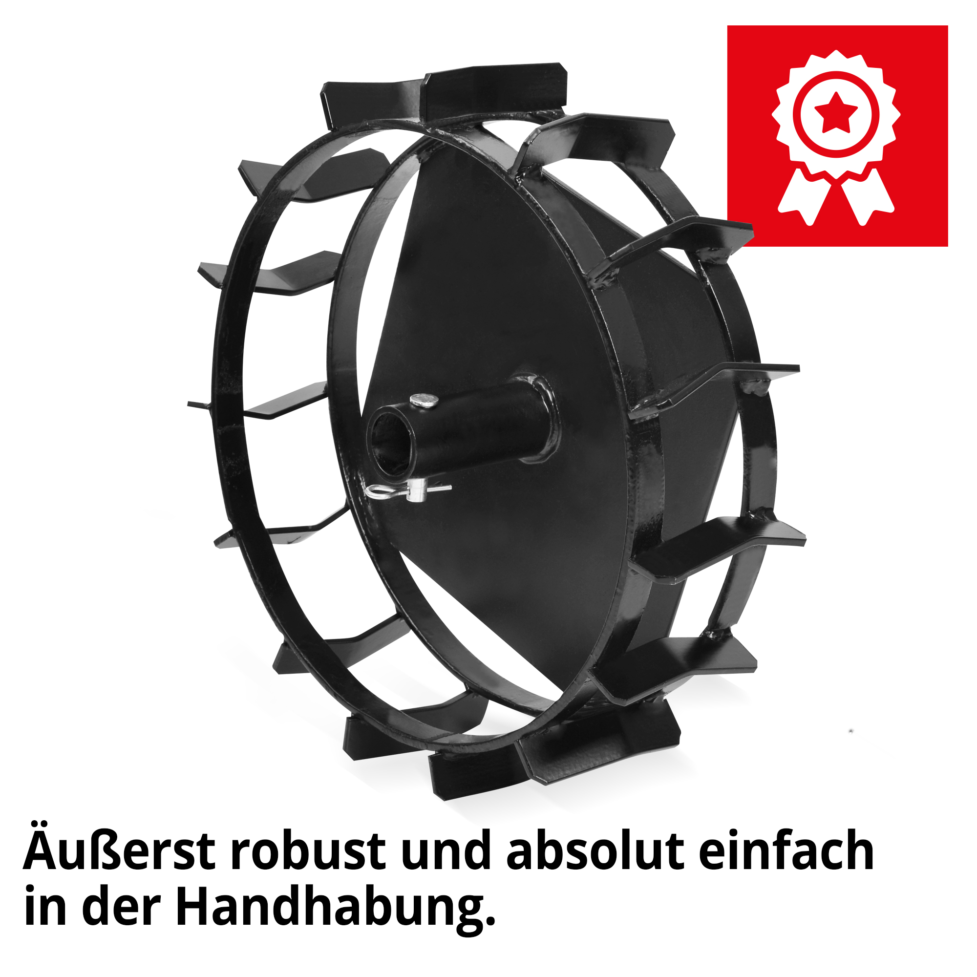Schaufelradsatz; Äußerst robust und absolut einfach in der Handhabung
