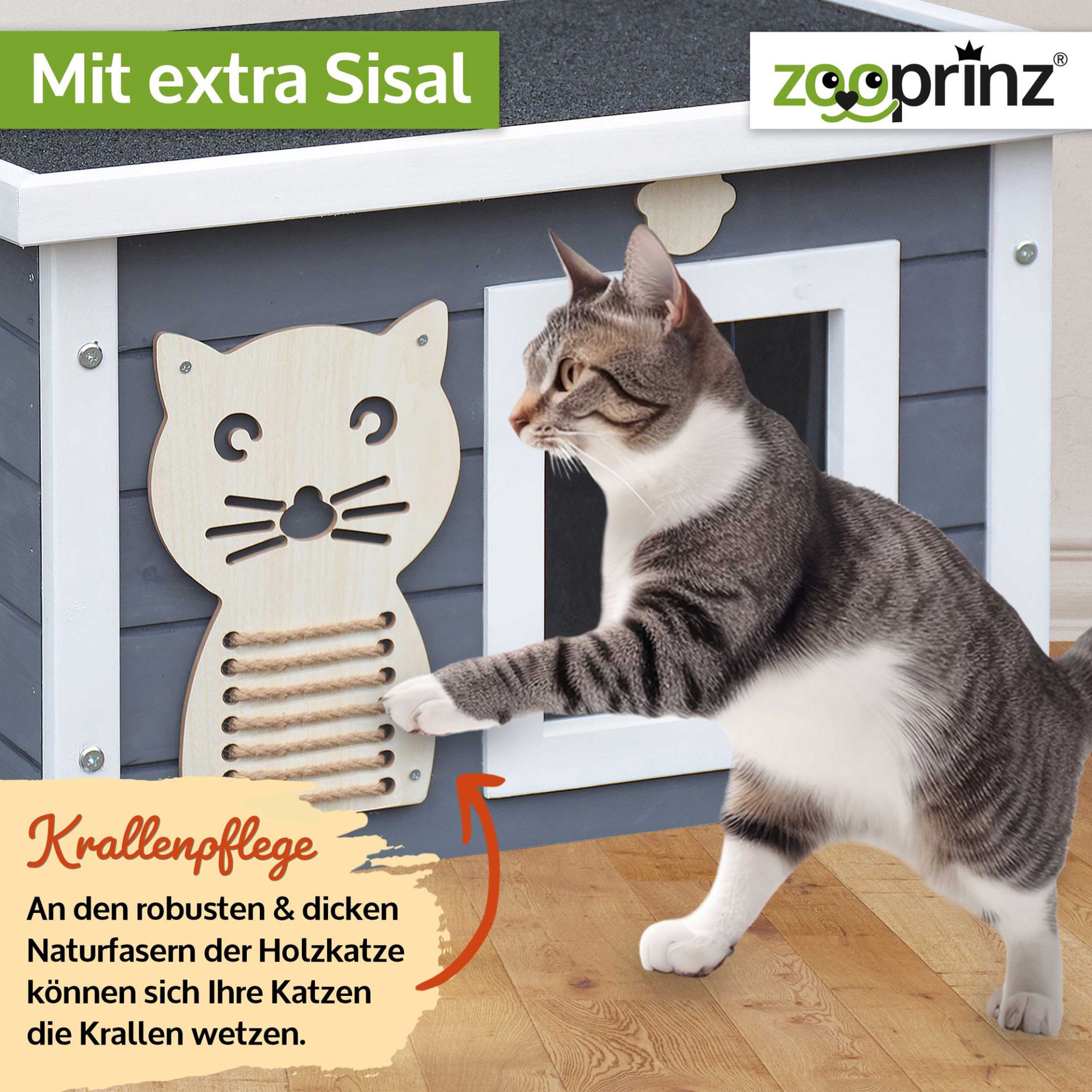 Katzen Villa Felix; mit extra Sisal