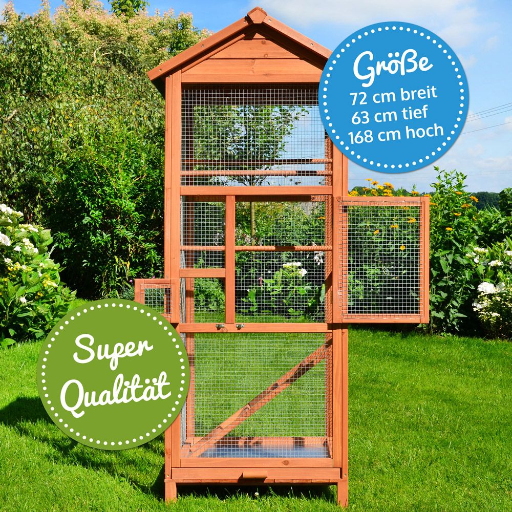 zooprinz Vogelvoliere Modell M Maße und Größe