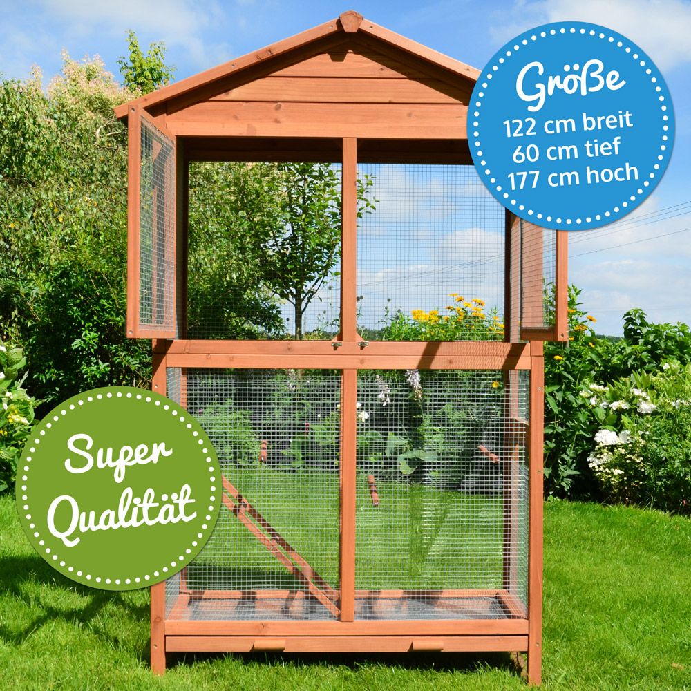 zooprinz Vogelvoliere Modell XL sehr groß und hochwertig  zooprinz Vogelvoliere Modell XL sehr groß und hochwertig