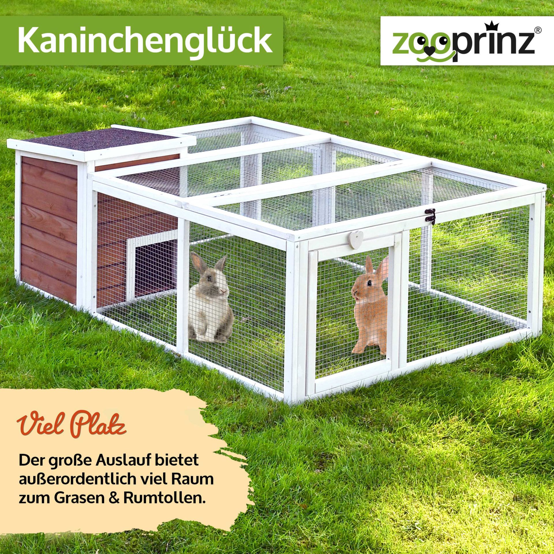 Hasenstall Rabbit Run Comfort; Viel Platz