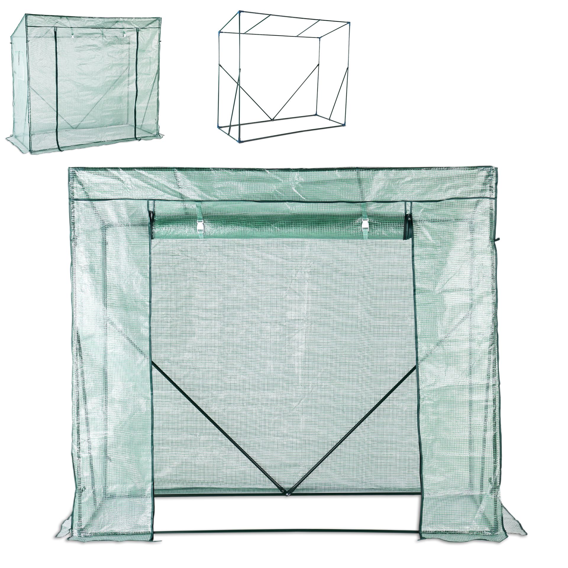 TOM Tomaten Gewächshaus GH-160; Ideale Luftzirkulation durch leicht zu öffnende Tür TOM Tomaten Gewächshaus GH-160; Ideale Luftzirkulation durch leicht zu öffnende Tür