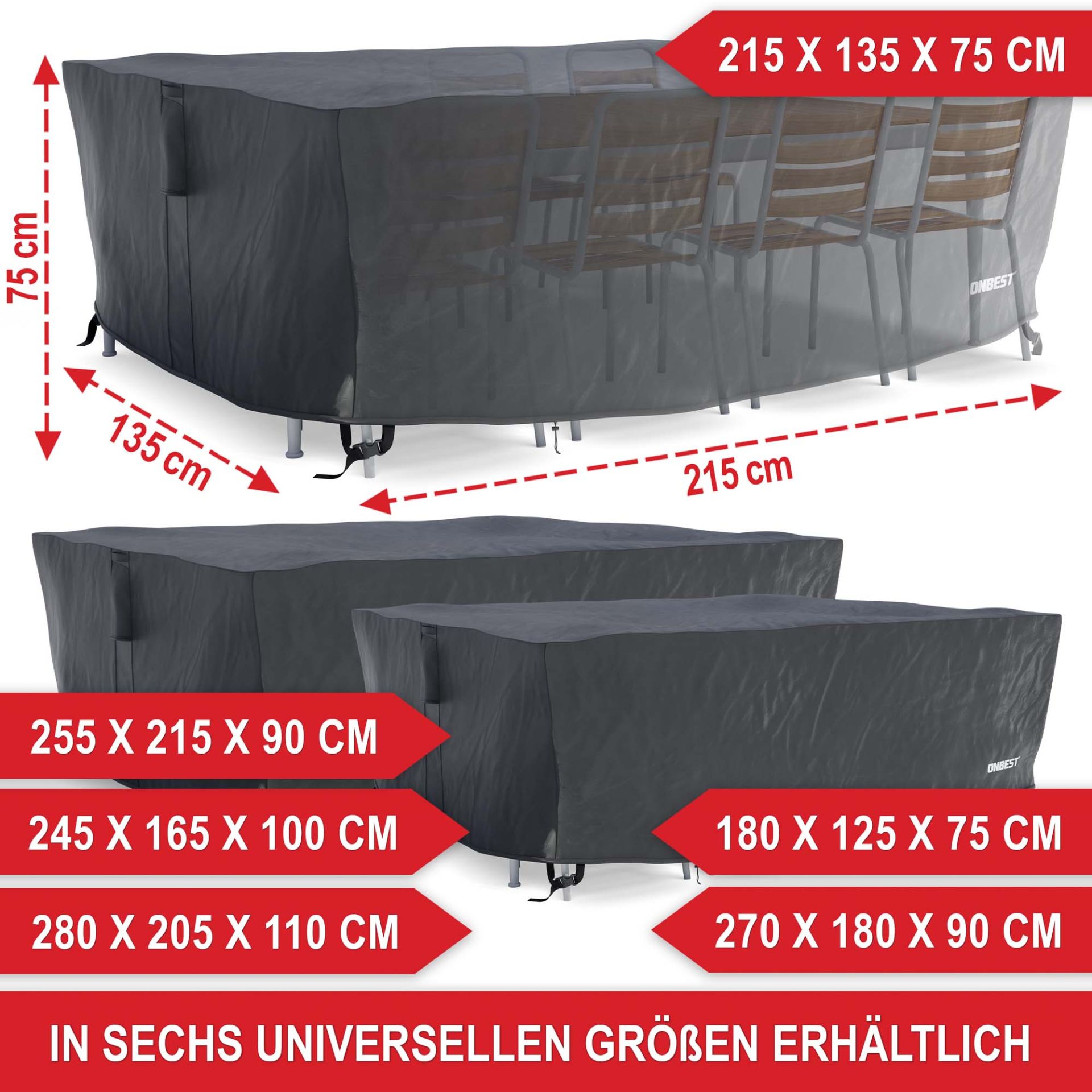 ONBEST, Möbelabdeckhaube S, Artikelnummer 44242 ONBEST, Möbelabdeckhaube S, Artikelnummer 44242