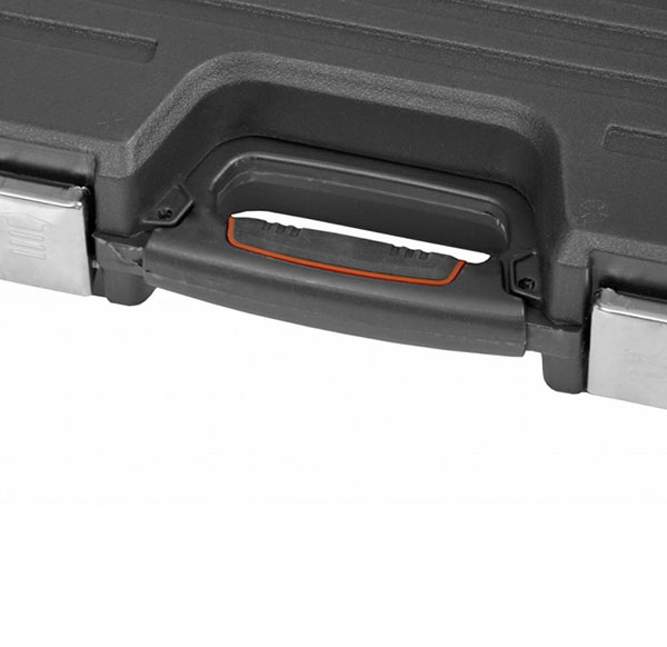 Werkzeugkoffer HECHT – ergonomischer Tragegriff mit rutschfester Einlage für komfortablen Transport