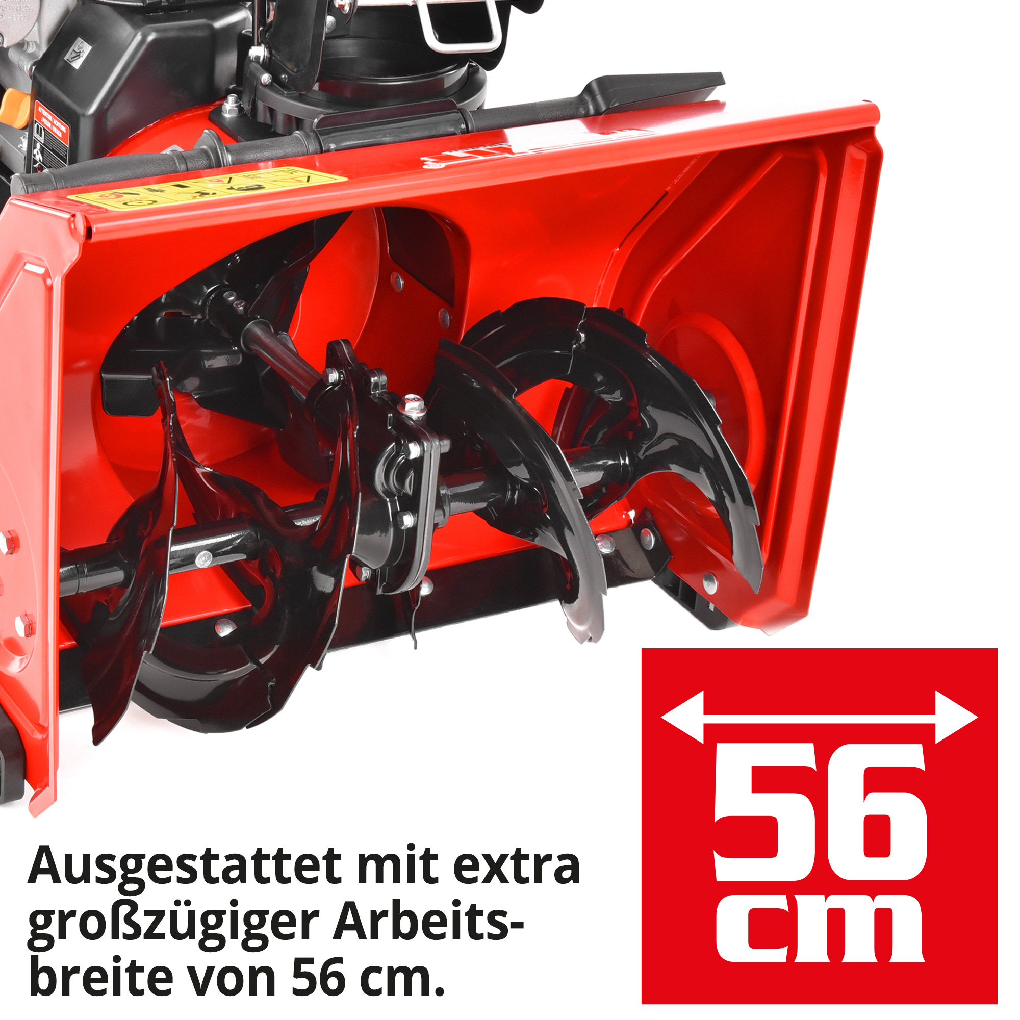 Hecht Benzin-Schneefräse 9555 mit 56 cm Arbeitsbreite