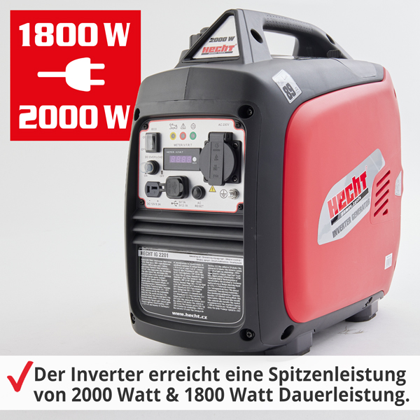 Inverter Benzin Notstromaggregat hat eine hohe Spitzen- und Dauerleistung