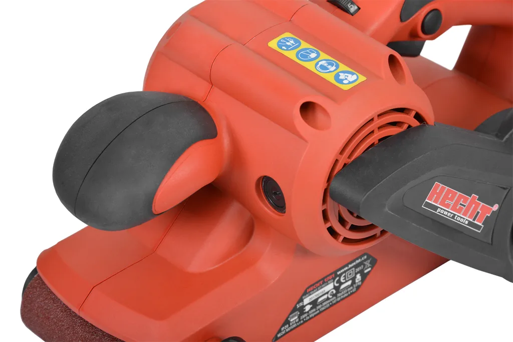 Zusatzhandgriff Bandschleifer ergonomischer Knauf vorne für sichere Führung und Druckausübung beim Schleifen (Dieses Bild wurde mit Hilfe von KI generiert.)