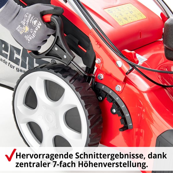 HECHT Benzin Rasenmäher »5534 SX« Benzin Rasenmäher mit verstellbarer Schneidehöhe