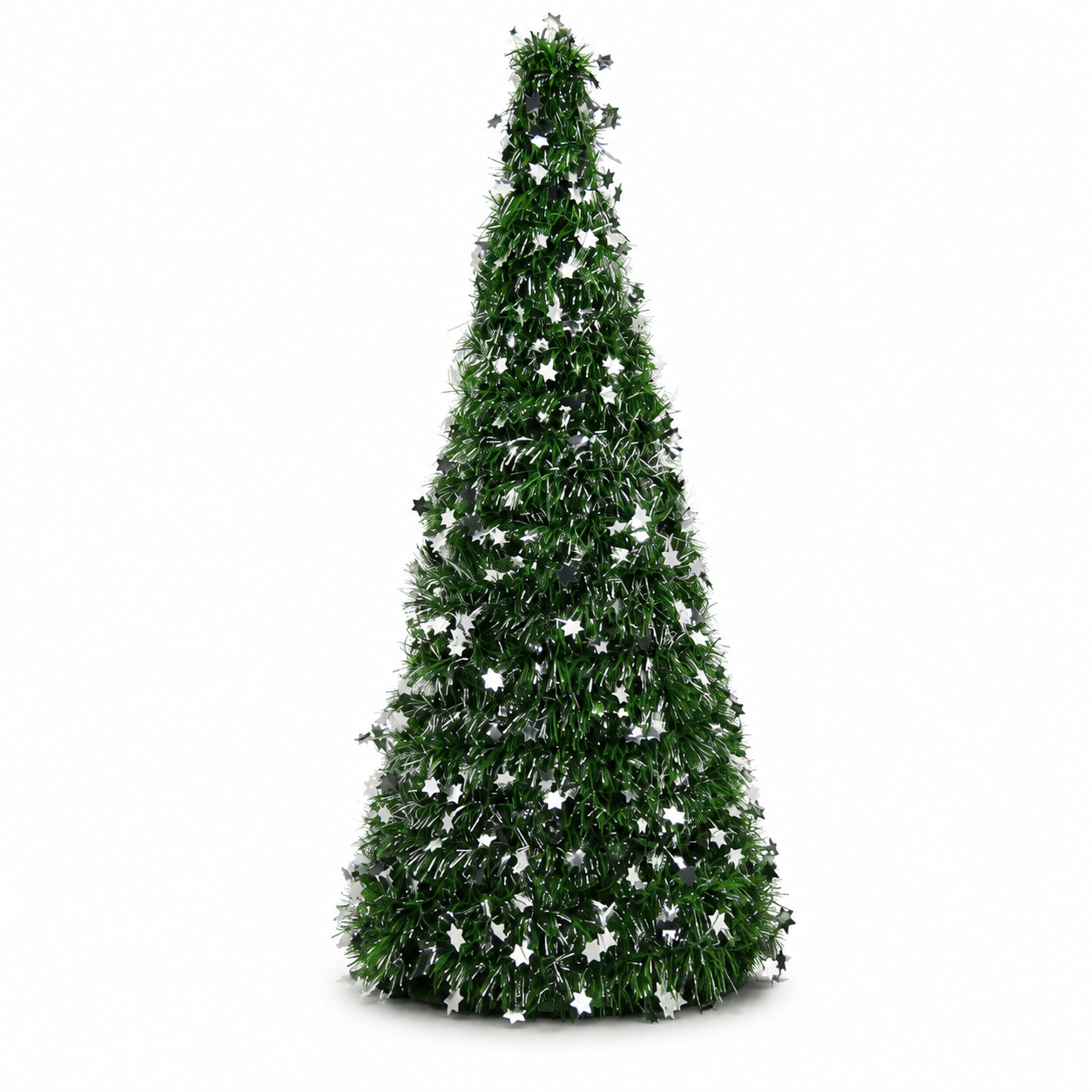 Onbest Weihnachtsbaum 48 cm mit Silbersternchen 48018 (Dieses Bild wurde mit Hilfe von KI generiert.)