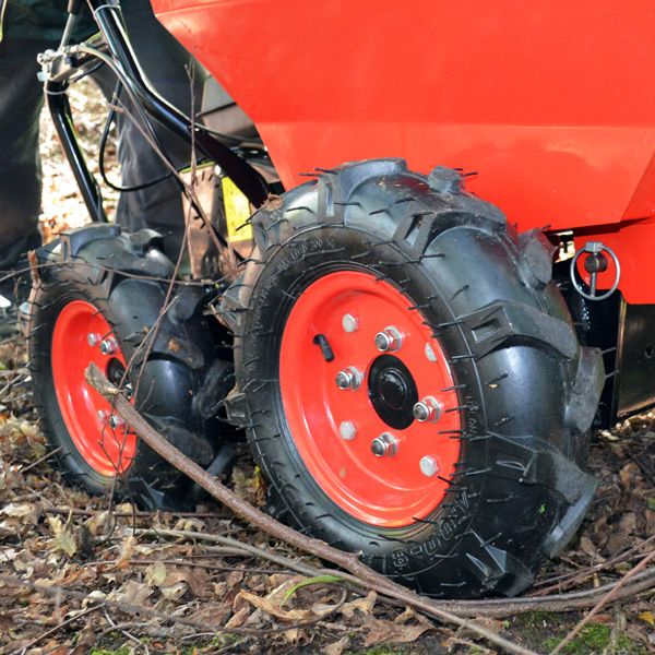 Hecht Motorschubkare sicherer Transport auch im Gelände dank einfacher Anpassung der Geschwindigkeit 