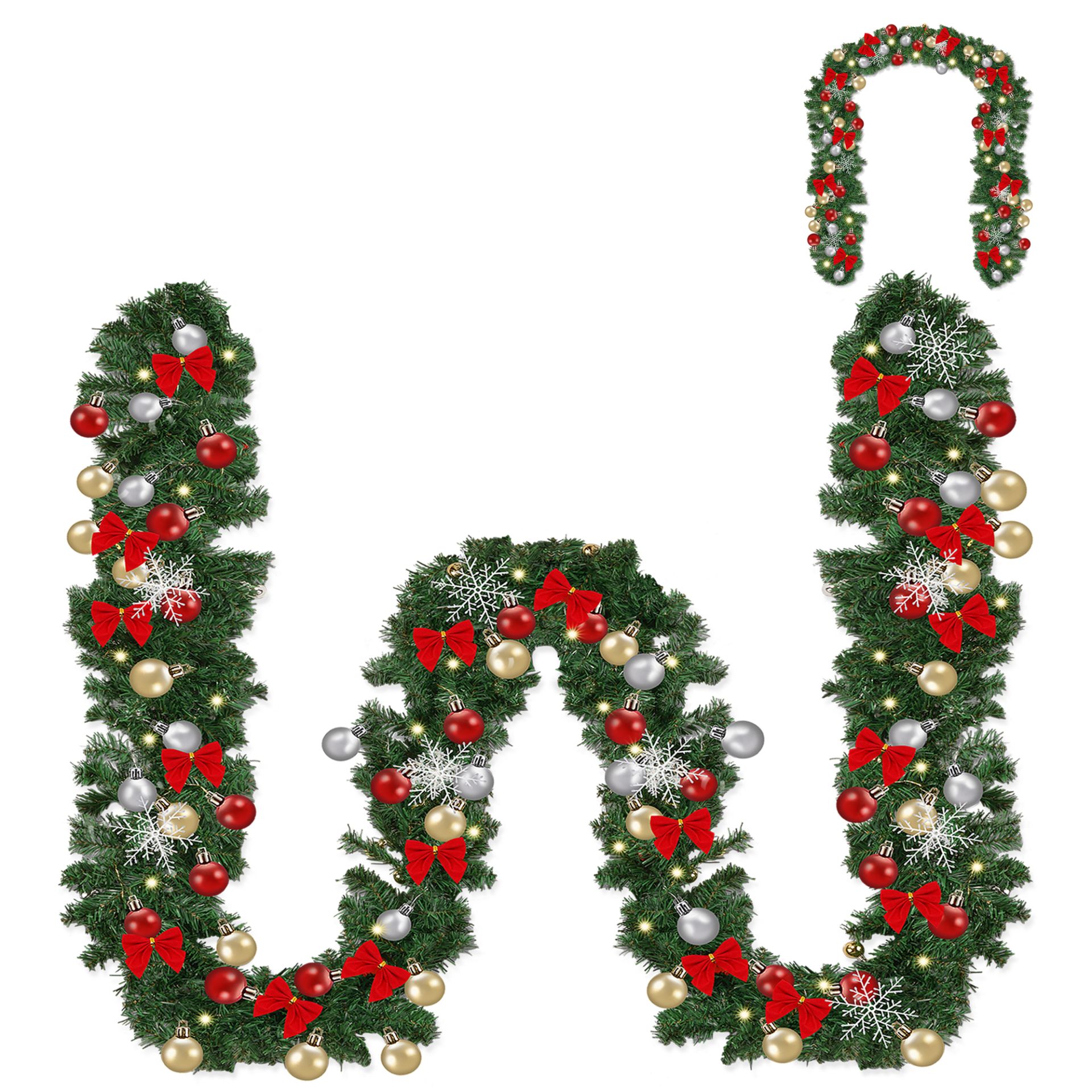 Weihnachtsgirlande 10m - Langlebige und vielseitige Dekoration