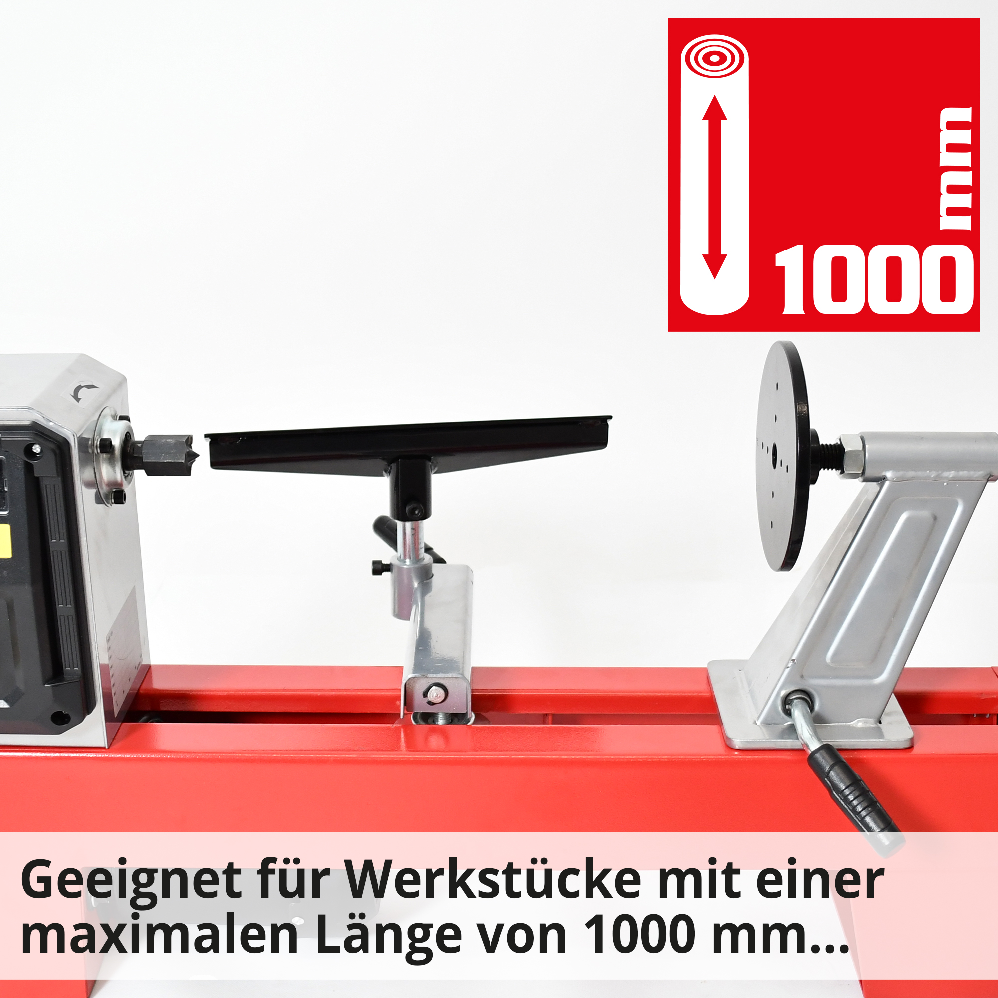 HECHT 8400 Drechselbank; Geeignet für Werkstücke mit einer maximalen Länge von 1000mm