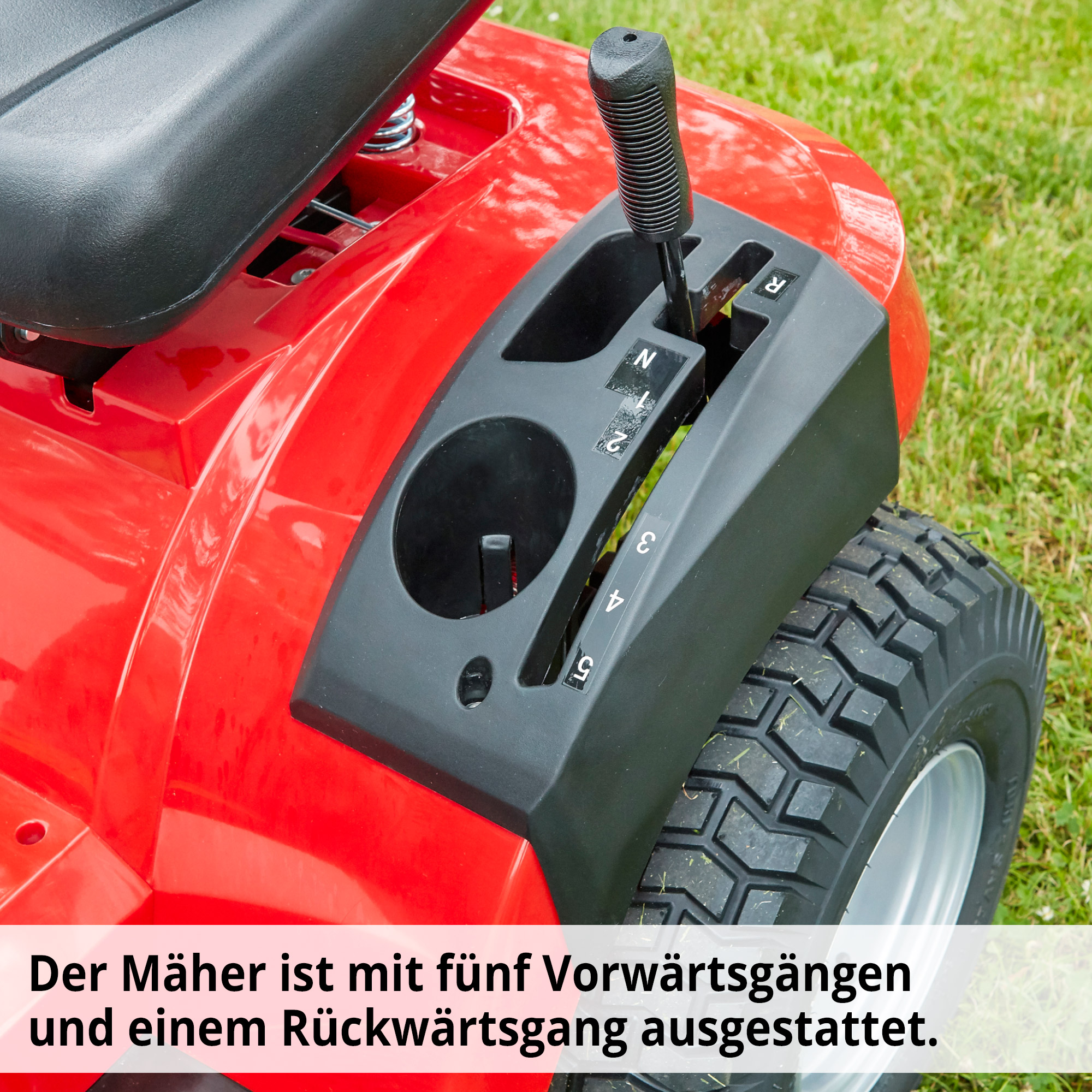Hecht benzin-Rasentraktor Aufsitzmäher mit zuverlässigen 6 Ganggetriebe 