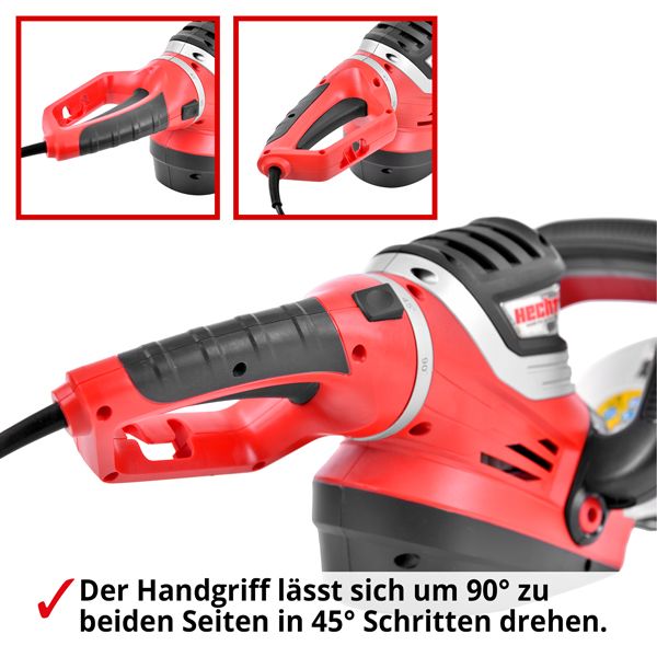 HECHT Elektro Heckenschere 611 Elektro Heckenschere mit verstellbarem Handgriff