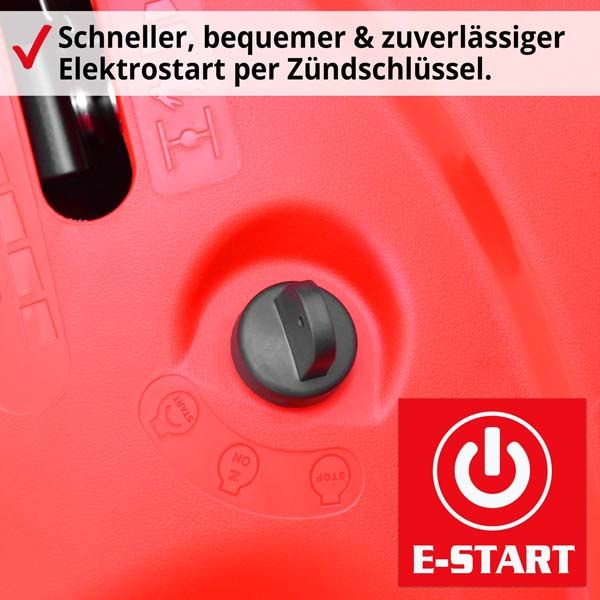 Rasentraktor-Aufsitzmäher mit Elektrostart und zuverlässigem Start per Zündschlüssel 