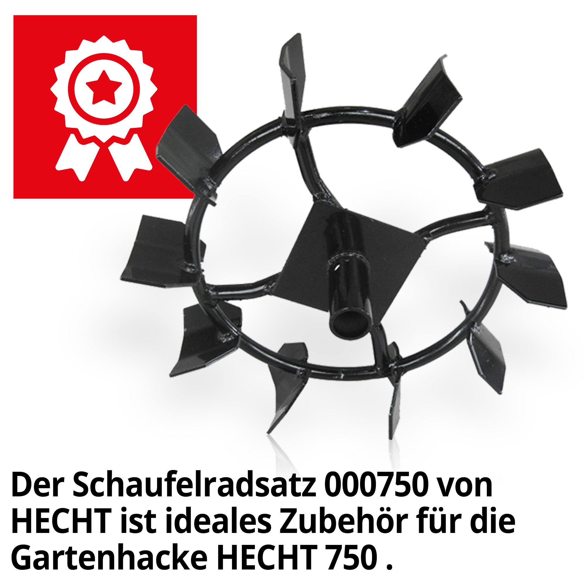 Schaufelradsatz für Gartenhacke