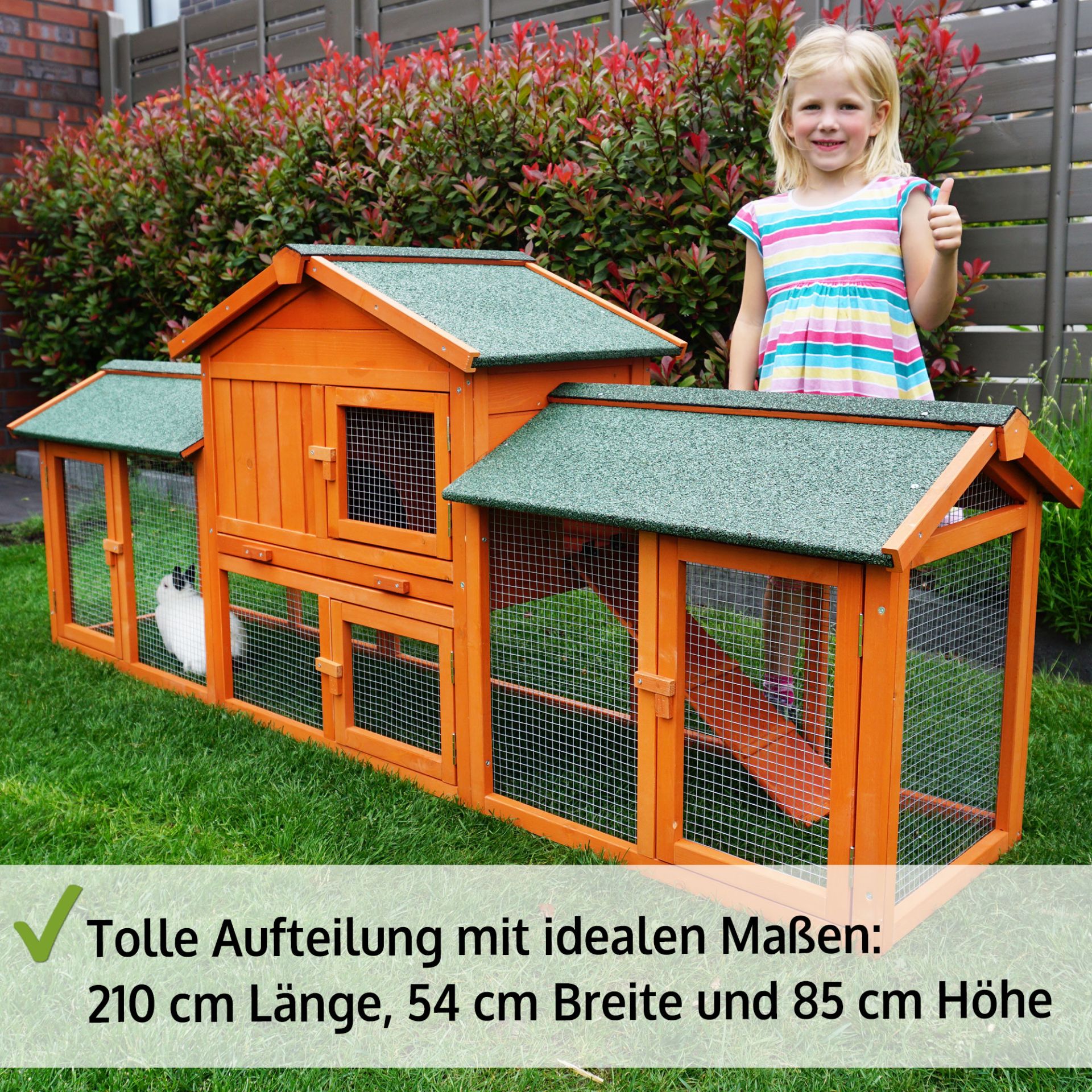 zooprinz Hasenstall Modell XXL Maße und gr0ße Größe