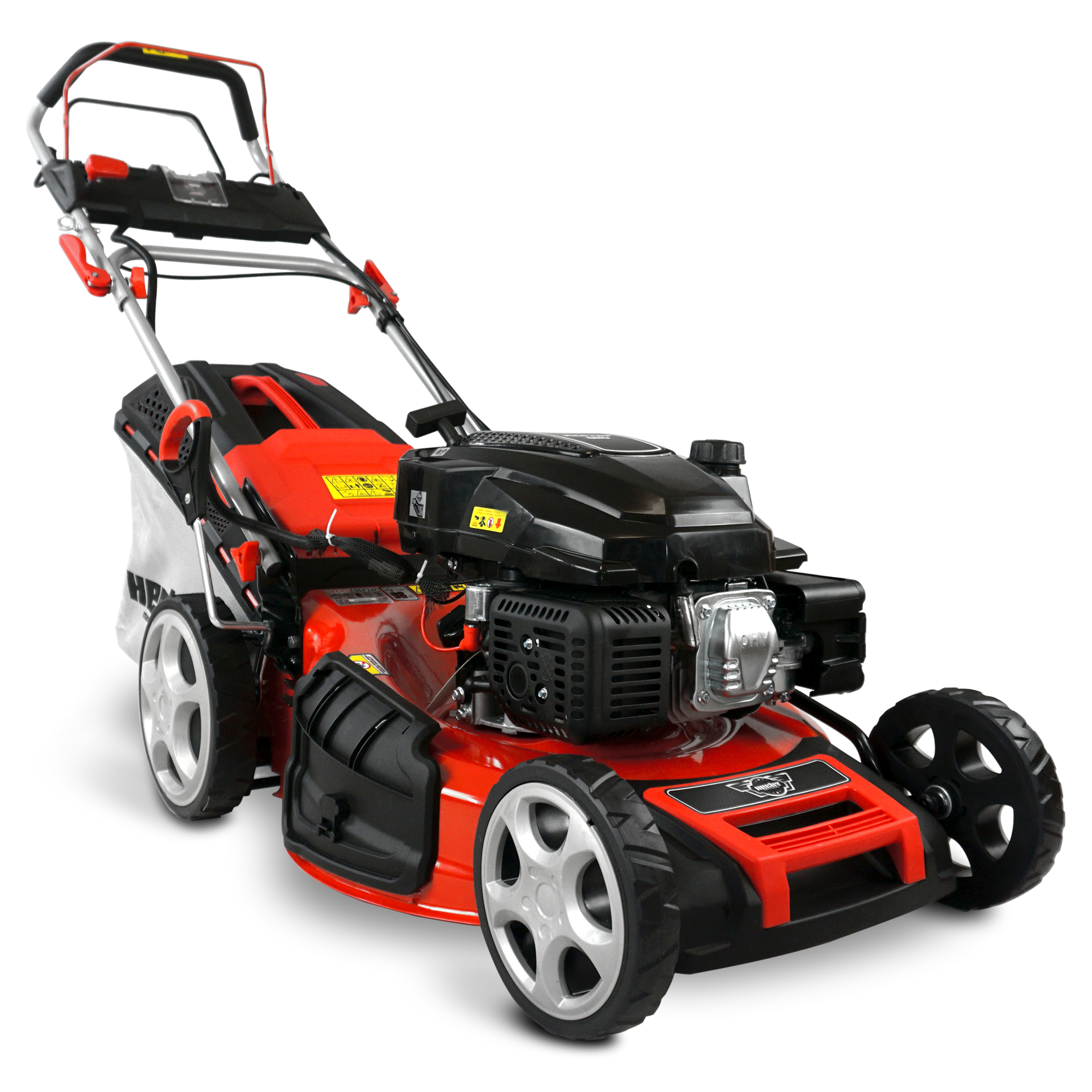 2709-titelbild_1 Benzin-Rasenmäher mit 51 cm Schnittbreite 65 Liter Fangkorb und Elektrostart