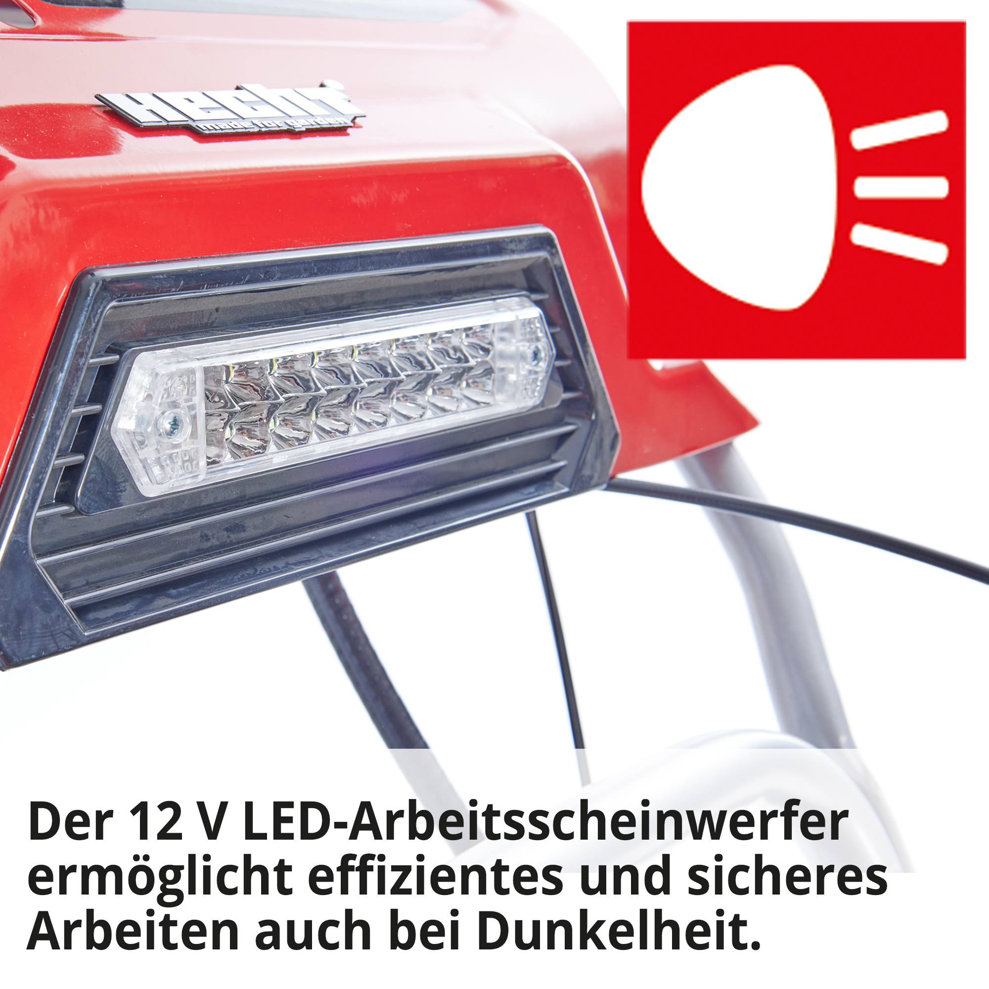 Benzin-Schneefräse mit 12 V LED-Arbeit-Scheinwerfer für arbeiten jeder Zeit 