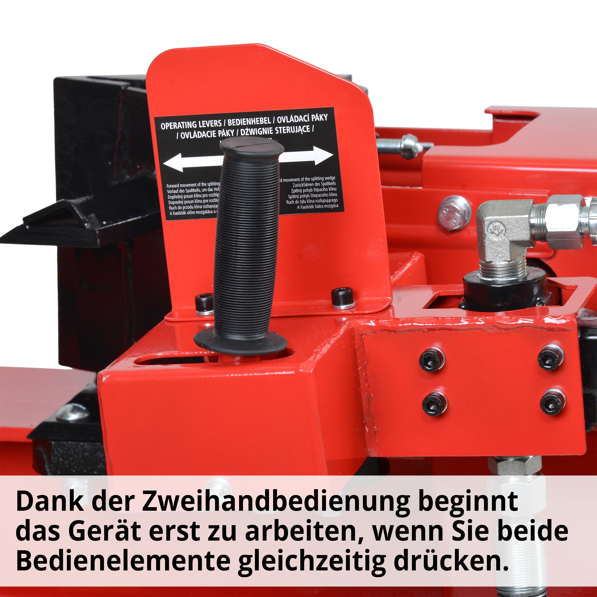 HECHT Benzin Holzspalter »6422« Benzin Holzspalter inklusive Schutzmechanismen