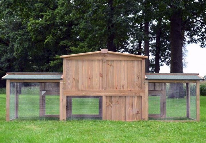 Hasenstall 011 - Dr. Hase; Gesamtbreite von 2,48 Meter für ausreichend Bewegungsfreiheit