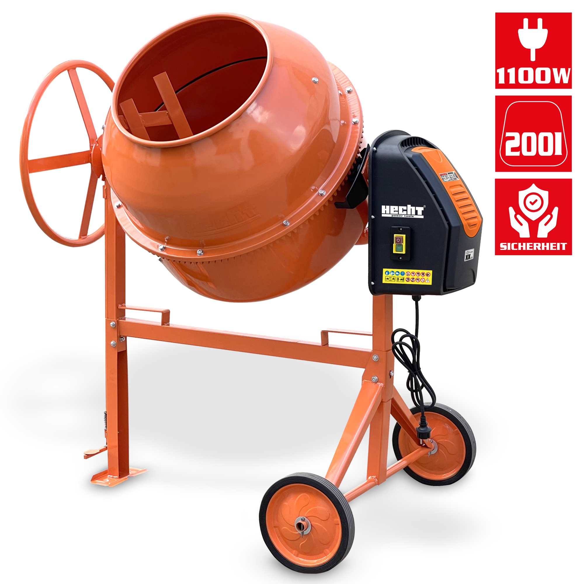 HECHT 2223 Betonmischer mit hohem Füllvolumen