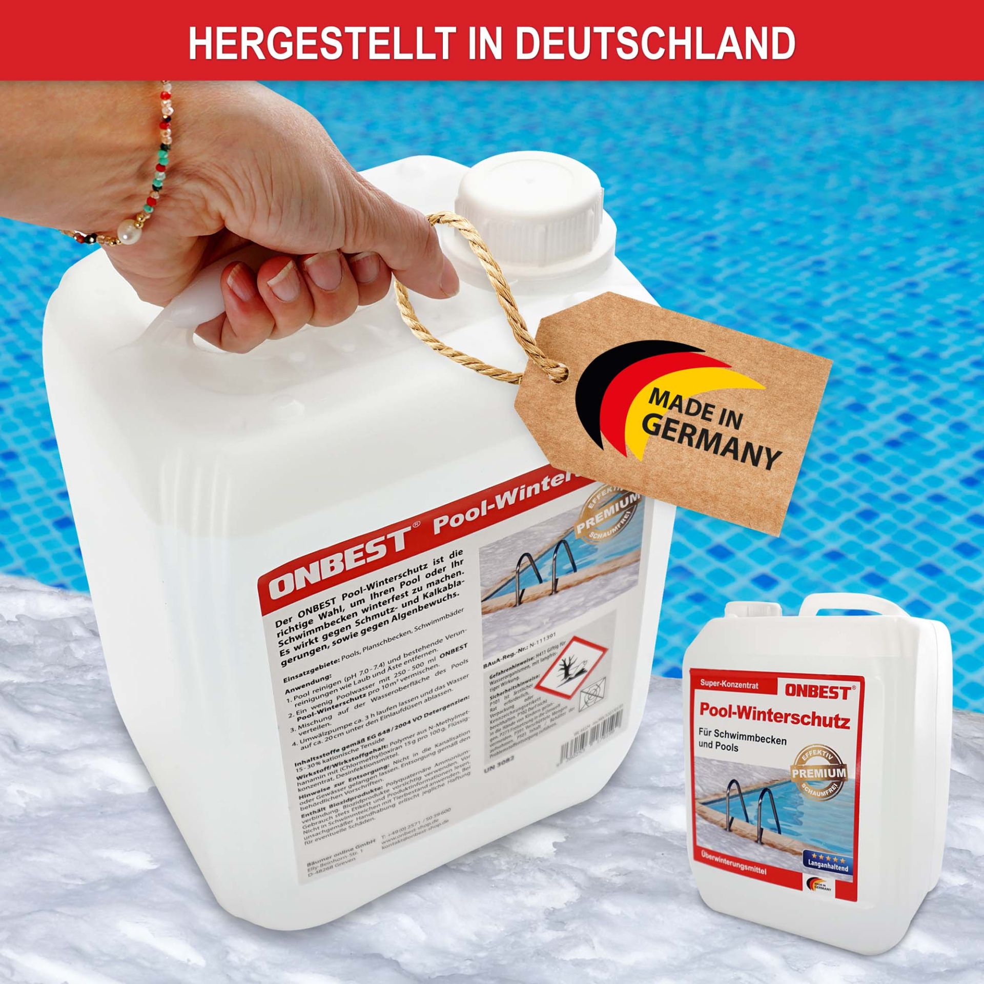Pool Winterschutz 3L - Hergestellt in Deutschland Pool Winterschutz 3L - Hergestellt in Deutschland