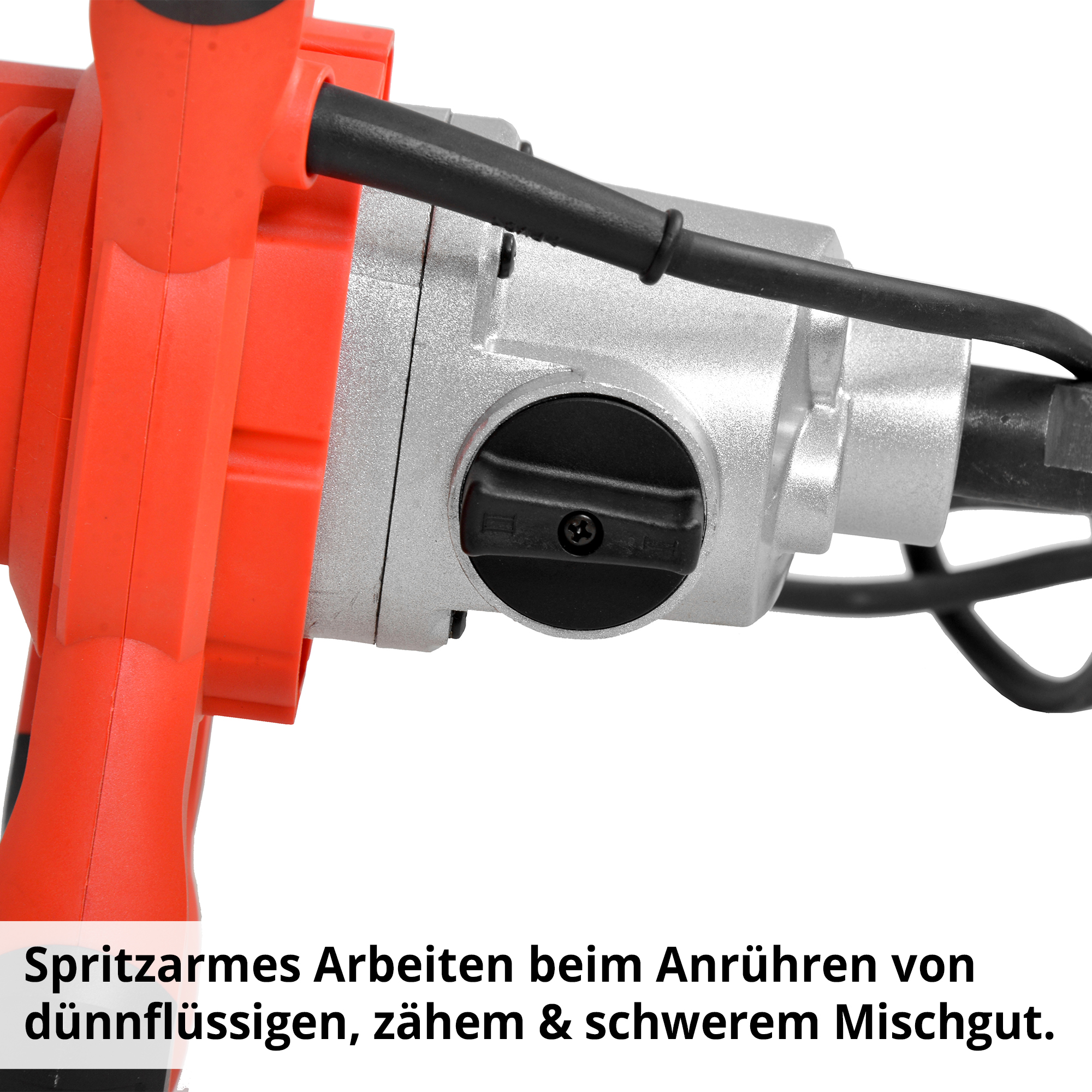 HECHT 1137 Rührwerk; spritzarmes Arbeiten beim Anrühren von dünnflüssigen, zähem & schwerem Mischgut