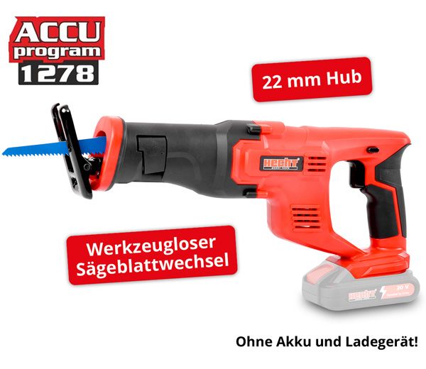 HECHT Säbelsäge Akku »1510« Säbelsäge kompatibel mit Akku-Serie 1278