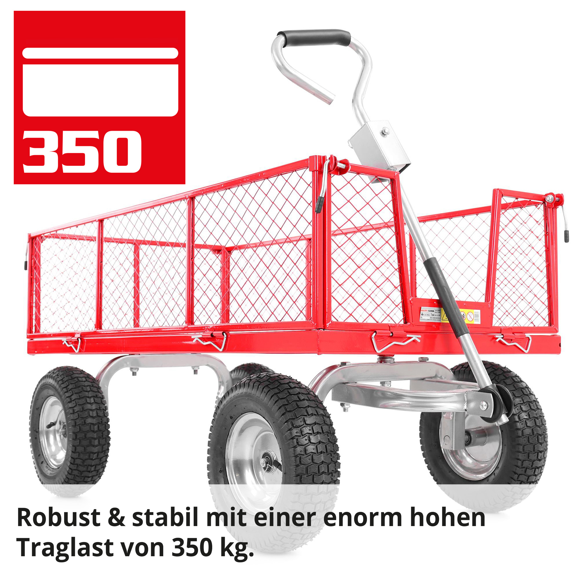 Hecht Transportwagen robust und Stabil für große Traglasten 