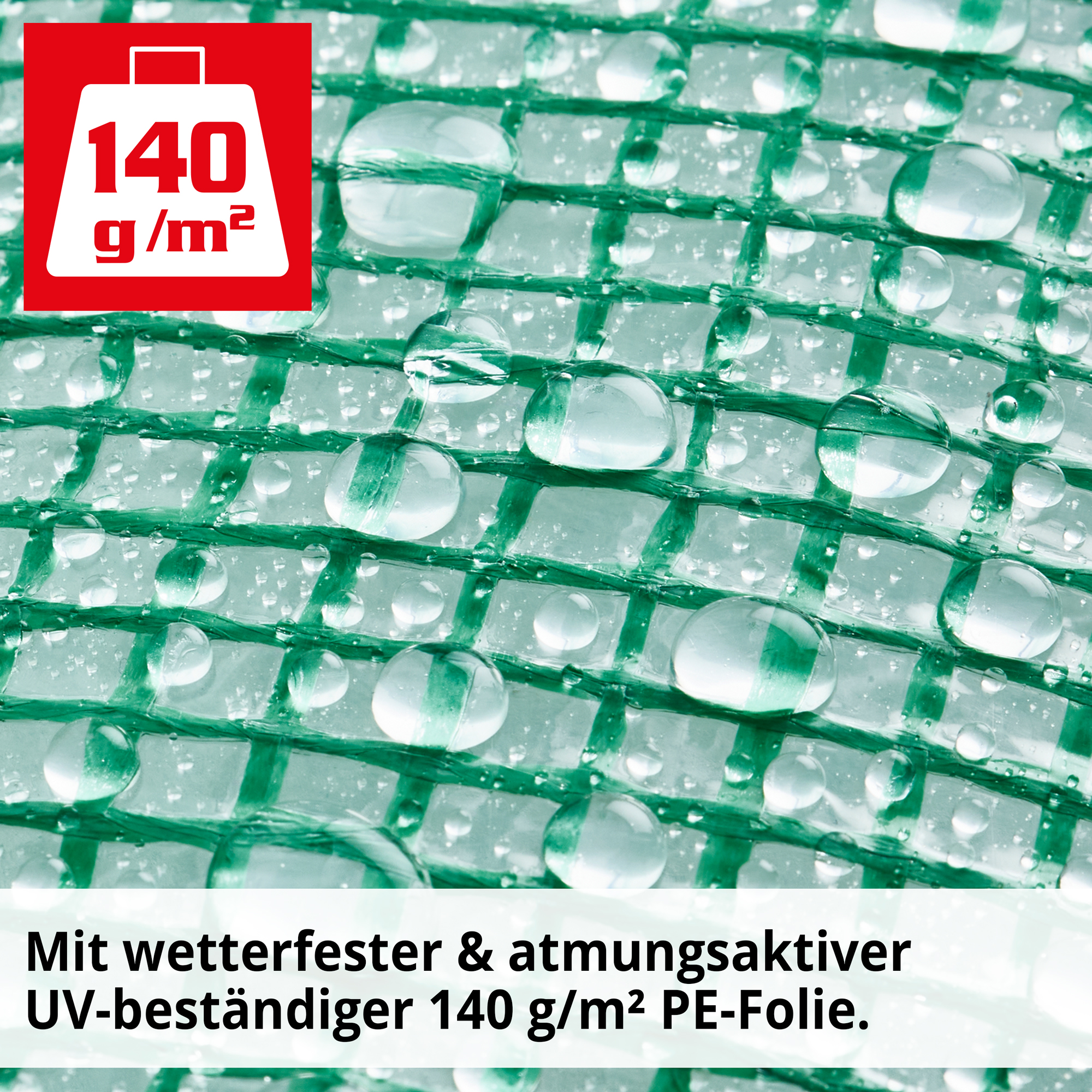 Hecht Tilt II Foliengewächshaus mit wetterfester und atmungsaktiver UV-beständiger Folie