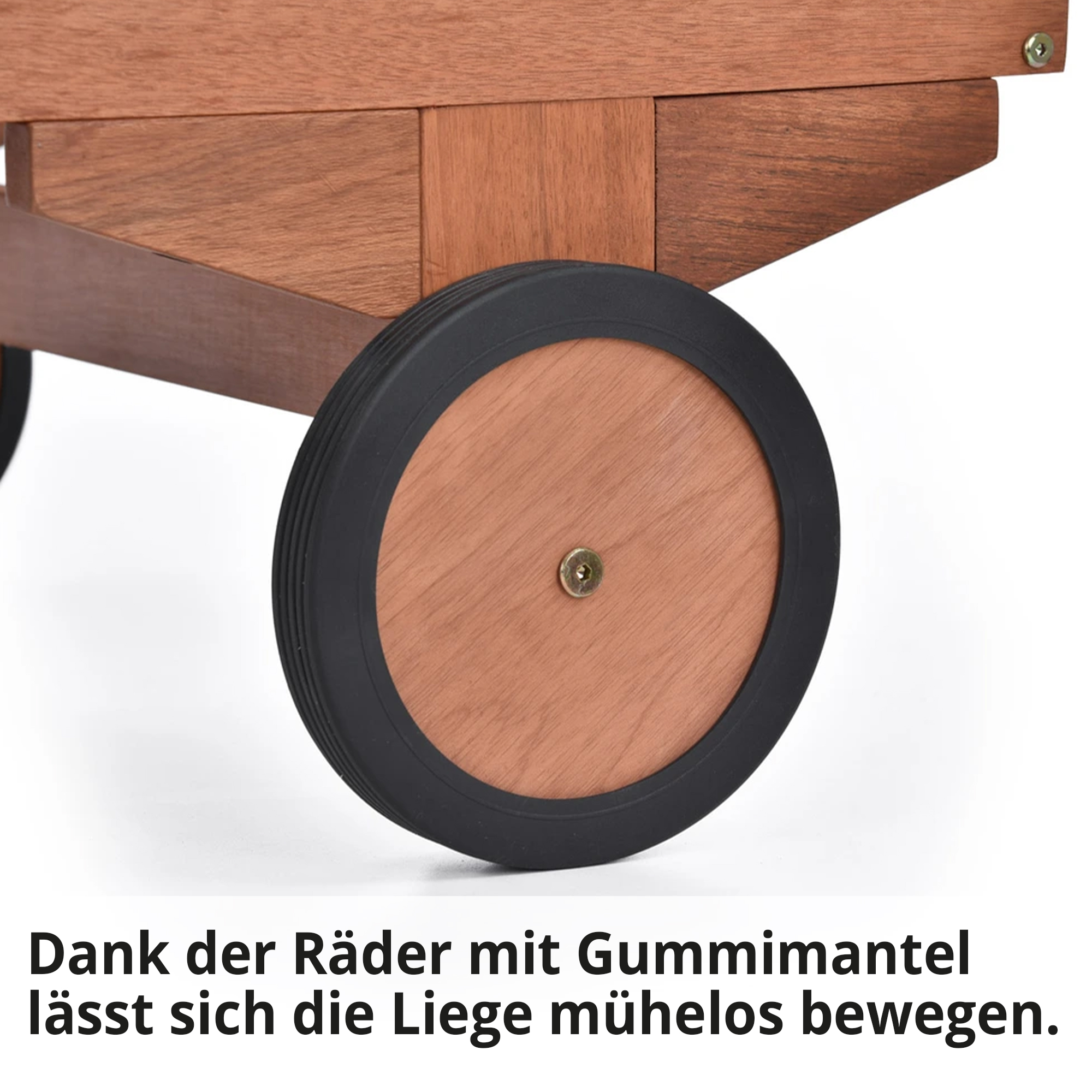 HECHT Gartenliege »Era Lounger« Räder mit Gummimantel für hohe Mobilität 