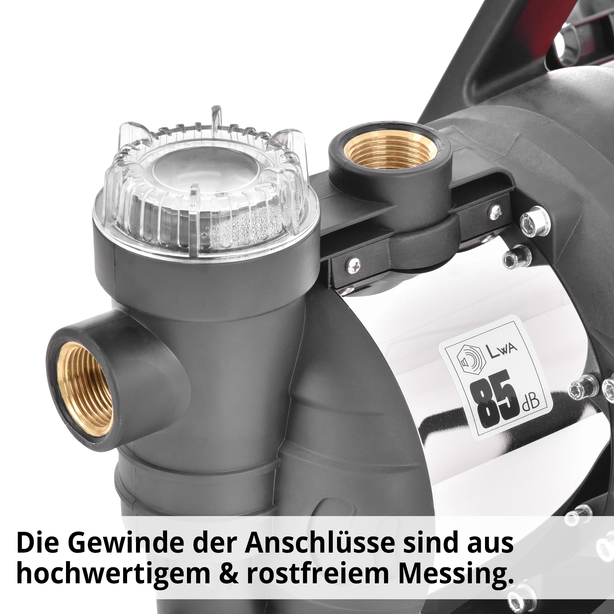Kreiselpumpe mit rostfreien Gewinden aus Messing