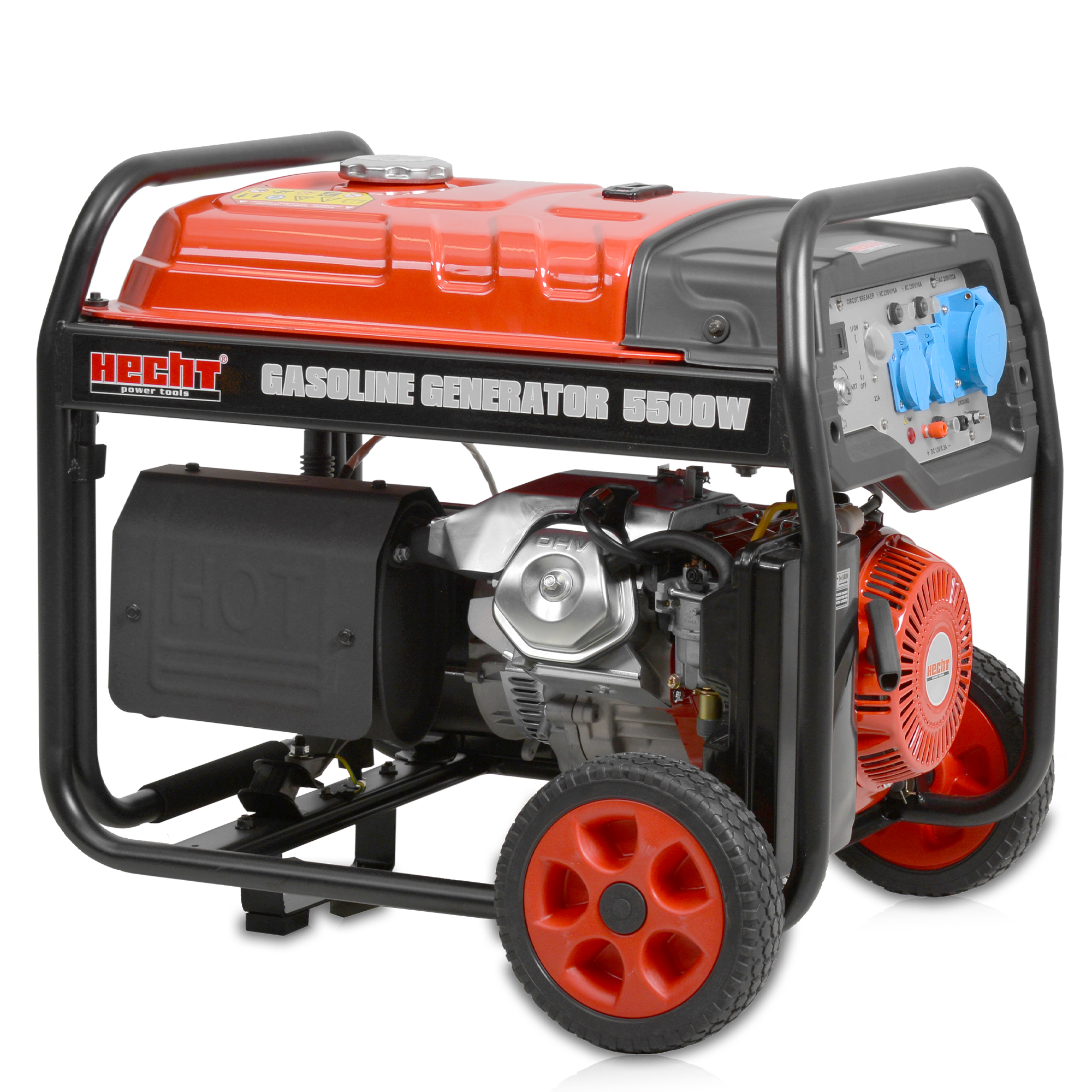 1411-titelbild_1 Hecht GG 6500 Stromgenerator Notstromaggregat Benzin