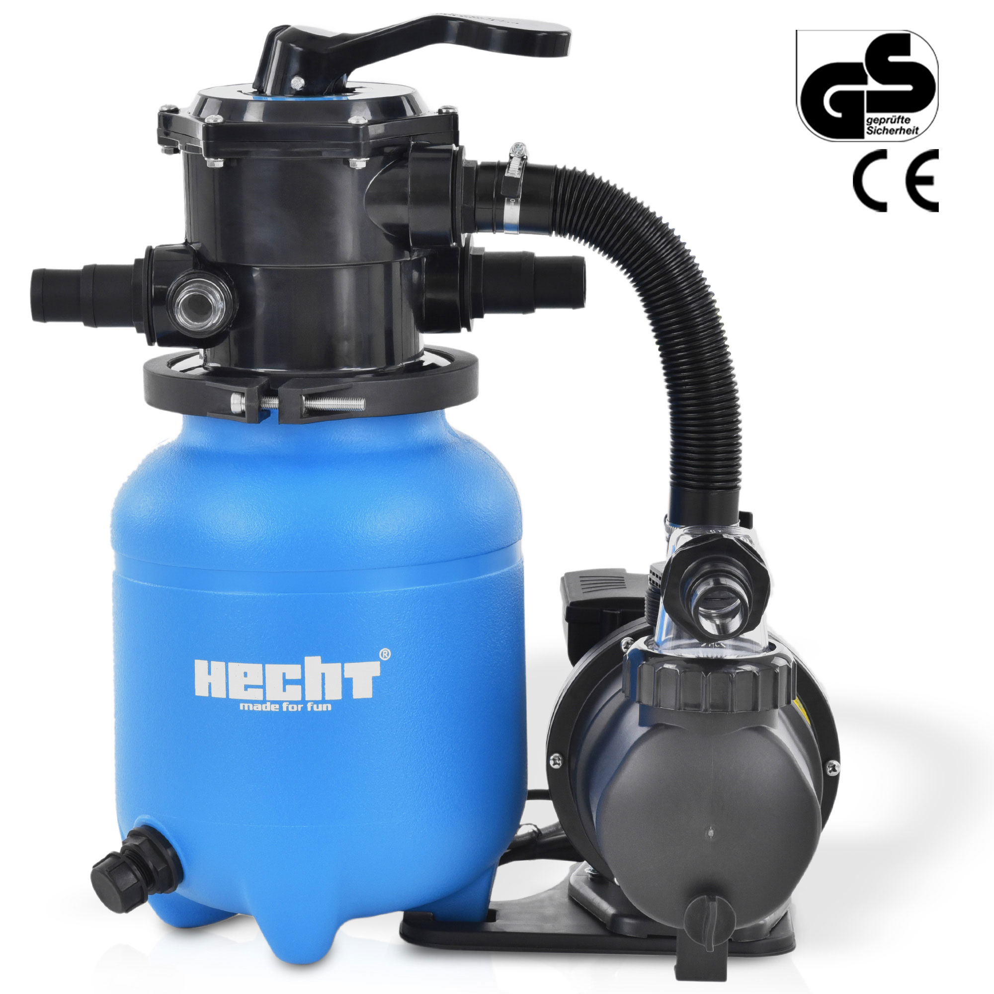 Hecht 302111 Sandfilteranlage mit GS und CE Zertifikat Hecht 302111 Sandfilteranlage mit GS und CE Zertifikat