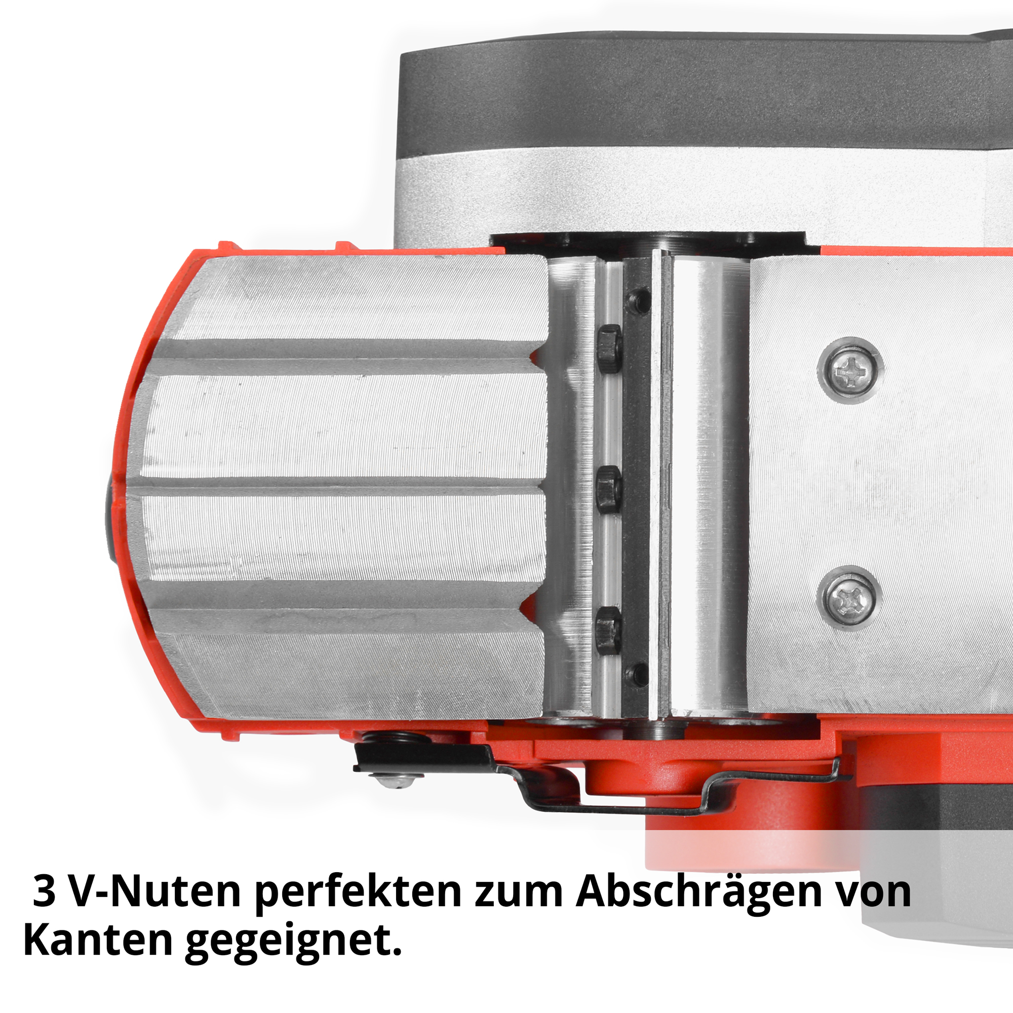 HECHT Elektrohobel mit 3 V-Nuten
