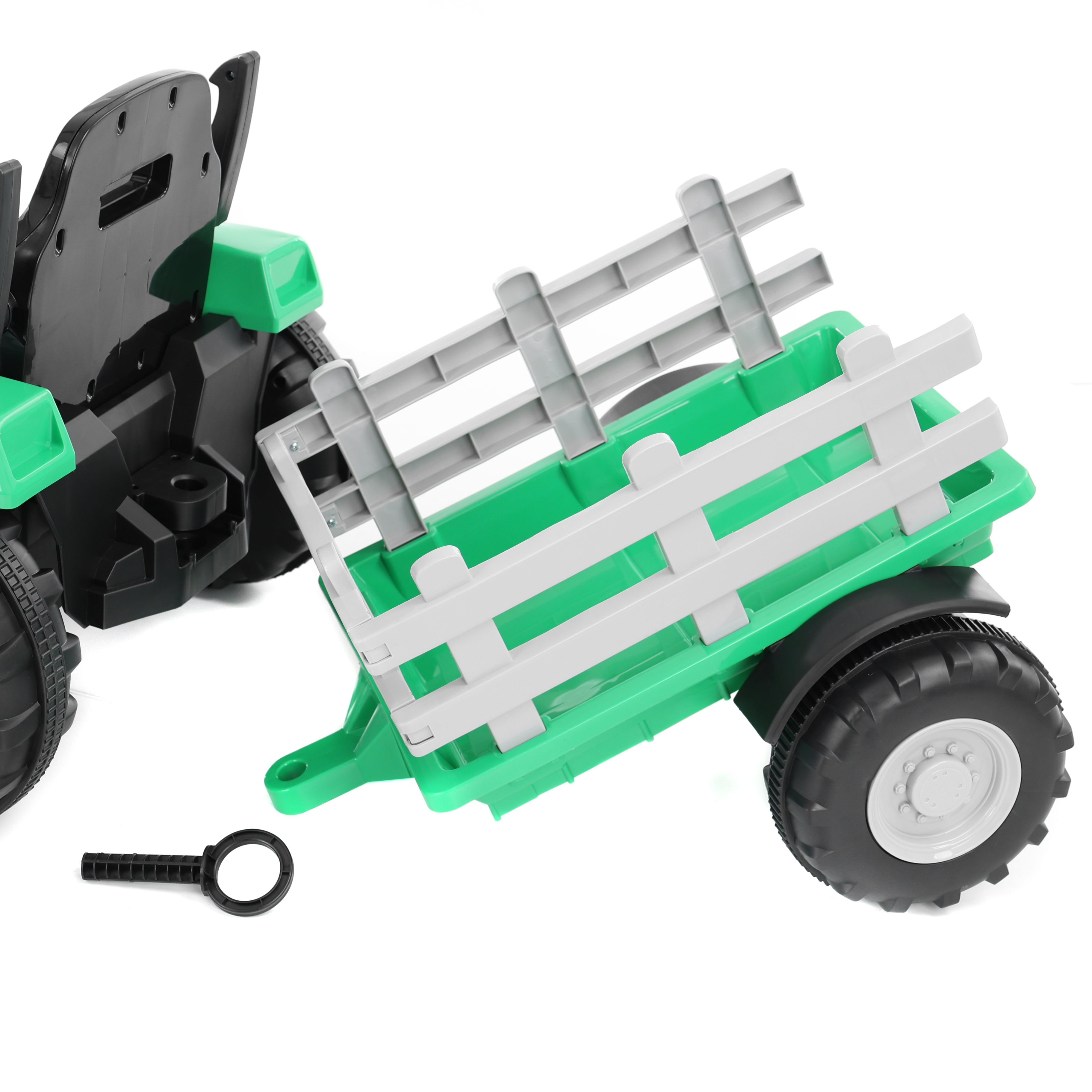 HECHT Traktor Kinderauto 50825 GREEN mit robustem Rahmen und Extras
