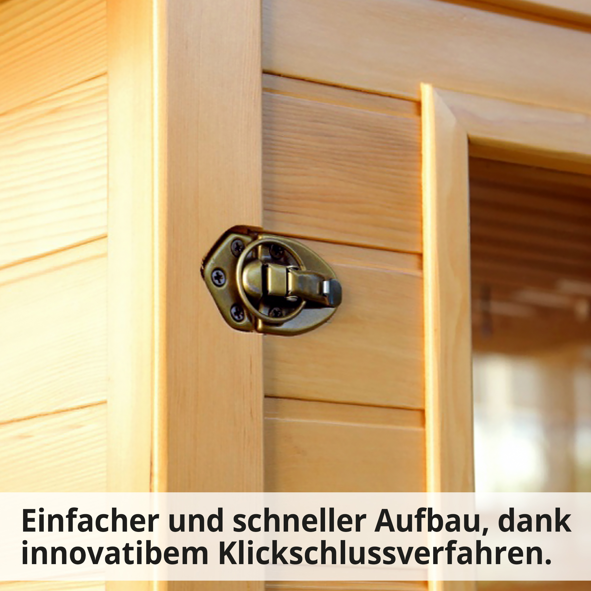 HECHT Infrarotsauna »ACTIVE« Einfacher und schneller Aufbau durch Klickschlussverfahren