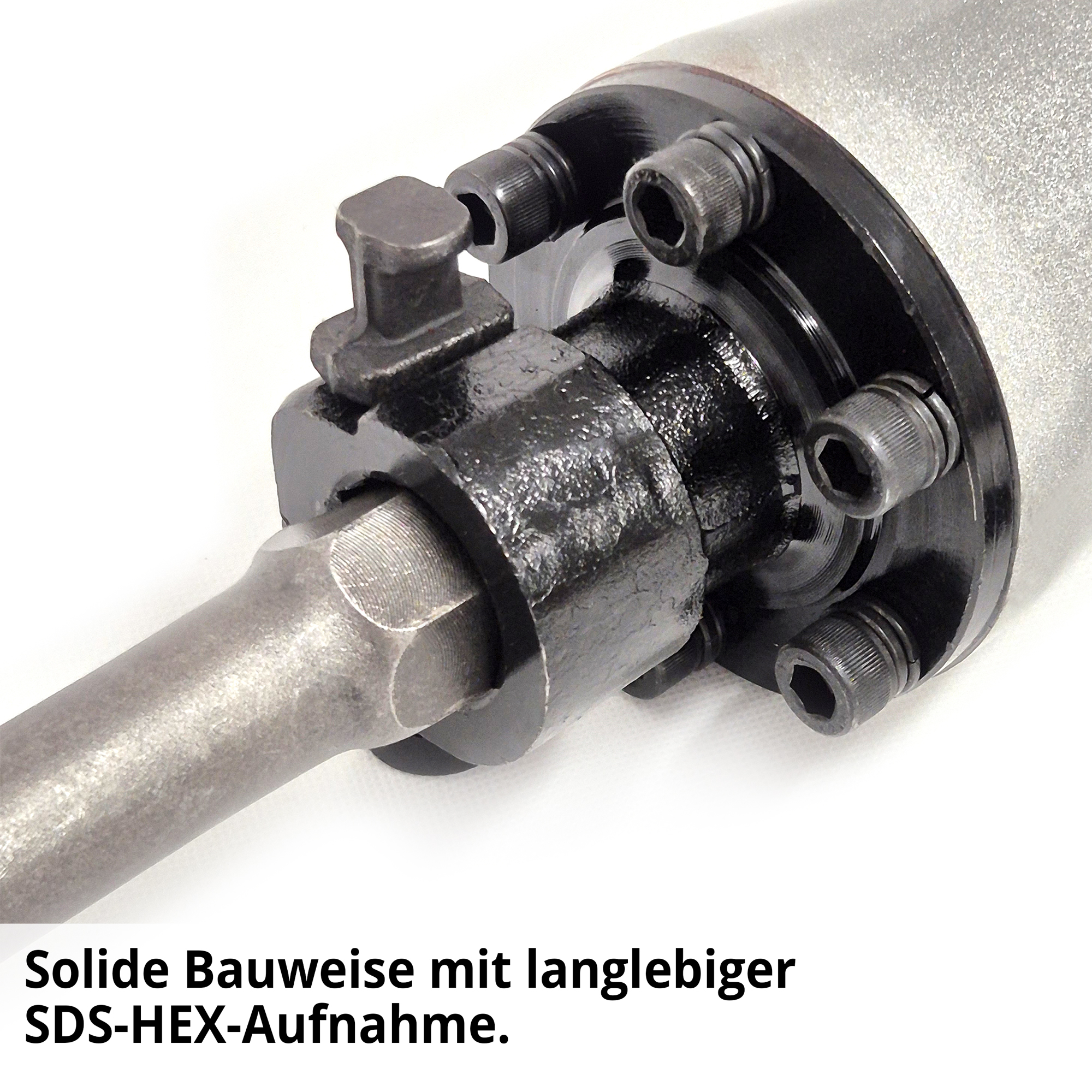 Antivibrationshandgriff gedämpft Abbruchhammer Schalter Bedienung HECHT 1093 sicher